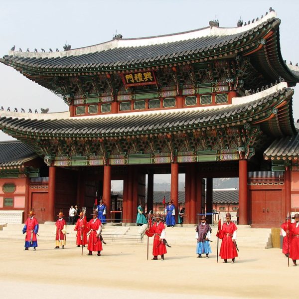 Gyeongbokgung Palace on school trip